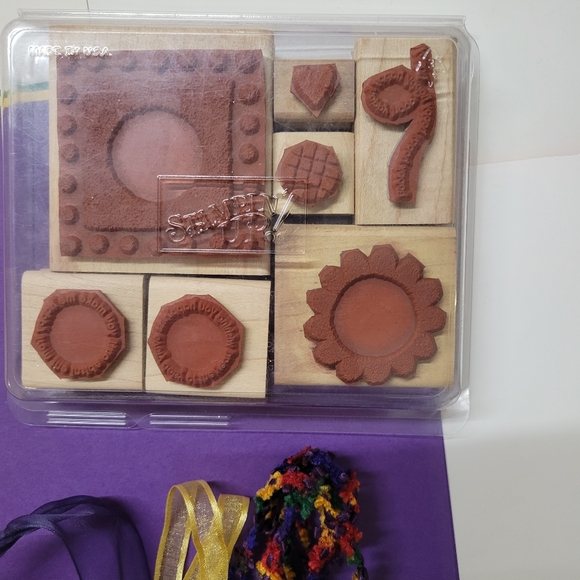 Stampin Up Two Step Stampin Daisy Days Wooden Block Rubber Stamp Set - Picture 3 of 5